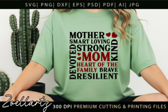 Mothers Day Subway Art SVG Mummy Mama Mom T-shirt Mug Design Product Image 6
