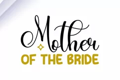 Mother of the bride SVG, Wedding SVG Design Product Image 3