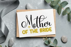 Mother of the bride SVG, Wedding SVG Design Product Image 2