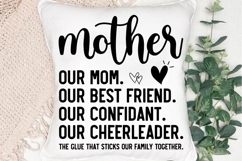 Mother Our Mom. Our Best Friend SVG Design Product Image 5