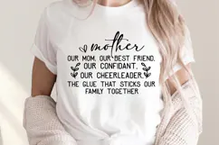 Mother's Day SVG, Best Mom Ever SVG, Mom Quote SVG Product Image 2