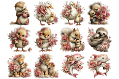 Mother's Day Animal Clipart Product Image 4