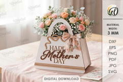 Mother's Day Bags Bundle Laser cut. Gift Bag SVG Product Image 10