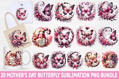 Mother's Day Butterfly Clipart Bundle Product Image 1