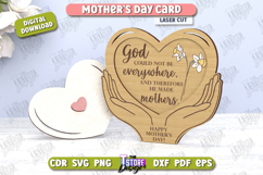 Mother&#039;s Day Card | Gift Idea | Greeting Card | CNC File Product Image 1
