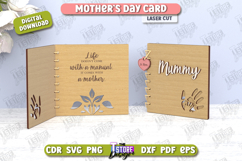 Mother&#039;s Day Card | Gift Idea | Greeting Card | CNC File Product Image 1