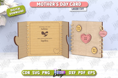 Mother&#039;s Day Card | Gift Idea | Greeting Card | CNC File Product Image 1