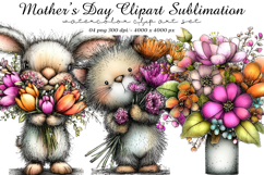 Mother’s Day Clipart Sublimation Product Image 1