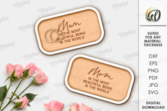 Mother&#039;s Day Decorative Tray Laser Cut Bundle. Jewelry Plate Product Image 5