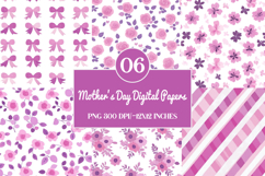 Mothers Day Digital Papers ,Mothers Day Papers Product Image 1