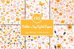 Mother's Day Digital Papers Product Image 1