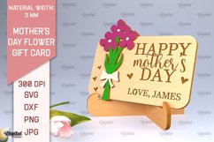 Mother&#039;s Day Flower Gift Cards SVG Bundle Product Image 3