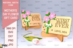 Mother&#039;s Day Flower Gift Cards SVG Bundle Product Image 7