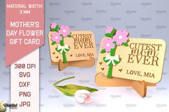 Mother's Day Flower Gift Cards SVG Bundle Product Image 7