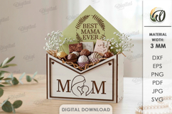 Mother's Day Gift Boxes Bundle Laser Cut. Present Box SVG Product Image 4