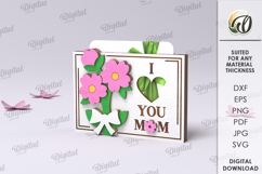 Mother&#039;s Day Gift Card Holder Bundle Laser Cut. Gift for mom Product Image 14