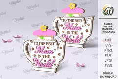 Mother&#039;s Day Gift Card Holder Bundle Laser Cut. Gift for mom Product Image 18