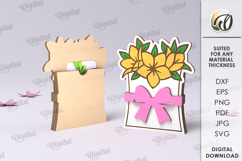 Mother&#039;s Day Gift Card Holder Bundle Laser Cut. Gift for mom Product Image 21