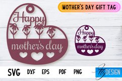 Mothers Day Gift Tag SVG | Mom SVG | Mum SVG | Papercut SVG Product Image 1