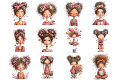 Mother's Day Watercolor Clipart Sublimation Product Image 2