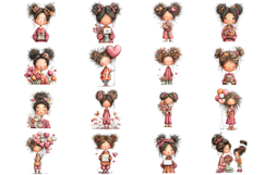 Mother's Day Watercolor Clipart Sublimation Product Image 3