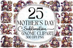 Mother&#039;s Day Gnome Sublimation Bundle Product Image 1