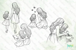 Mother's Day Hand-drawn SVG PNG Product Image 1