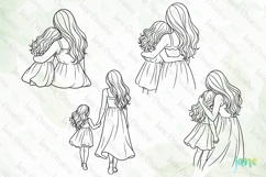 Mother's Day Hand-drawn SVG PNG Product Image 1