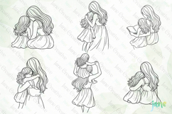 Mother's Day Hand-drawn SVG PNG Bundle Product Image 3
