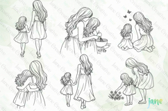 Mother's Day Hand-drawn SVG PNG Bundle Product Image 8