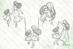 Mother's Day Hand-drawn SVG PNG Product Image 1