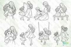 Mother's Day Hand-drawn SVG PNG Bundle Product Image 4