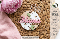 Mother's Day Keychains Bundle Laser Cut. Mother Keyring SVG Product Image 4