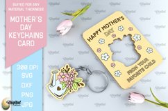 Mothers Day Keychains Card Bundle. Greeting Cards Laser Cut Product Image 12