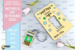 Mothers Day Keychains Card Bundle. Greeting Cards Laser Cut Product Image 9