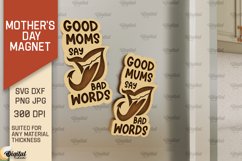 Mother's Day Magnets Laser Cut Bundle. Gift for Mom SVG Product Image 10