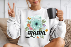 Mother's Day Mama Flowers PNG Product Image 2