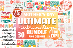 Mother's Day Mega PNG Bundle Mother's Day PNG Big Bundle Product Image 1