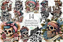 Mother’s Day Neotraditional Tattoo Product Image 1