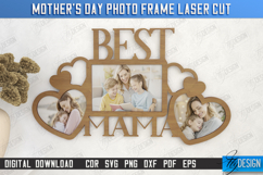 Mother’s Day Photo Frame Laser Cut | Triple Photo Frame |CNC Product Image 1