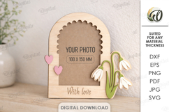 Mother's Day Photo Frames Bundle Lasercut. Picture Frame SVG Product Image 4