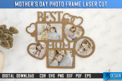 Mother’s Day Photo Frame Laser Cut | Five Photo Frame |CNC Product Image 1