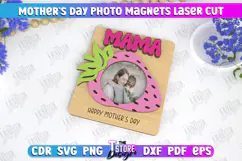 Mother’s Day Photo Magnet | Personalized Photo Magnet | Gift Product Image 1