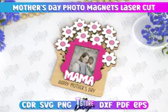 Mother’s Day Photo Magnet | Personalized Photo Magnet | Gift Product Image 1