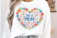 Mother's Day Png, She is Mom Png Product Image 1