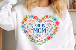Mother's Day Png, She is Mom Png Product Image 2
