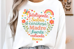 Mother's Day PNG, She is Mom PNG, Faux Yarn Mama PNG Product Image 2