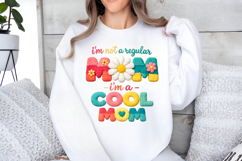 Mother's Day PNG, She is Mom PNG, Faux Yarn Mama PNG Product Image 5