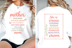 Mother's Day PNG, She is Mom PNG, Faux Yarn Mama PNG, Mother Product Image 2