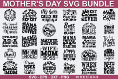 Mother's Day SVG Bundle - Mother's Day T-shirt Design Product Image 1
